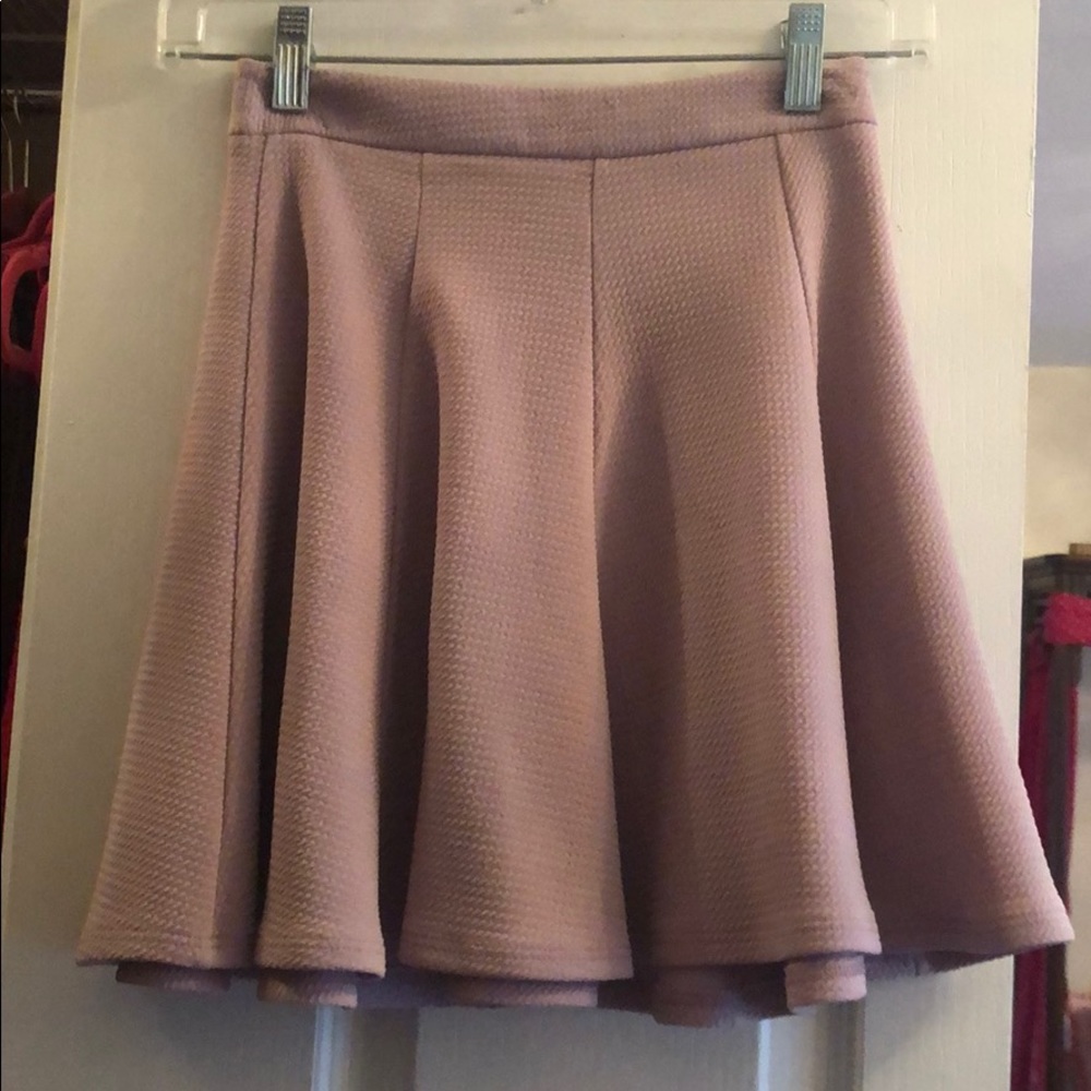 Lush Mauve Mini Skirt